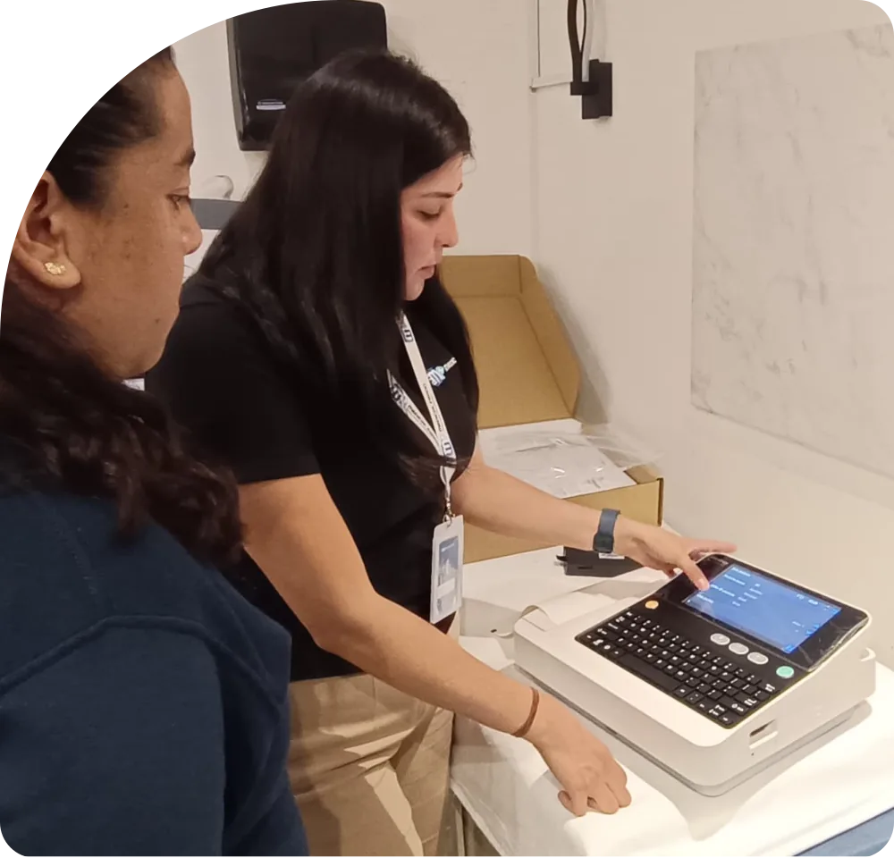 Implementación de equipos de cardiología en consultorios y hospitales