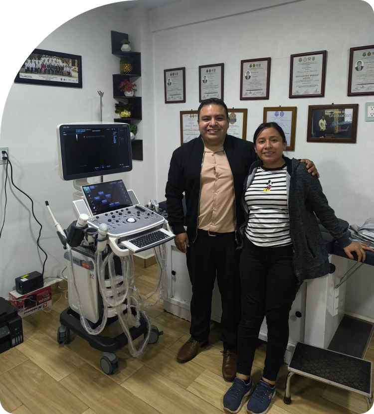 Personal médico y equipos de diagnóstico