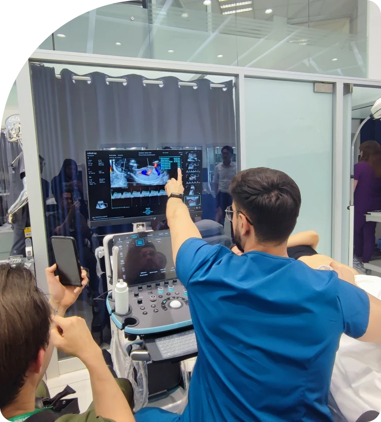 Personal médico y equipos de diagnóstico