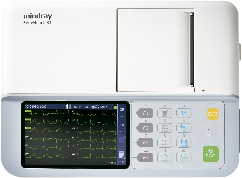 Electrocardiograma BeneHeart R3